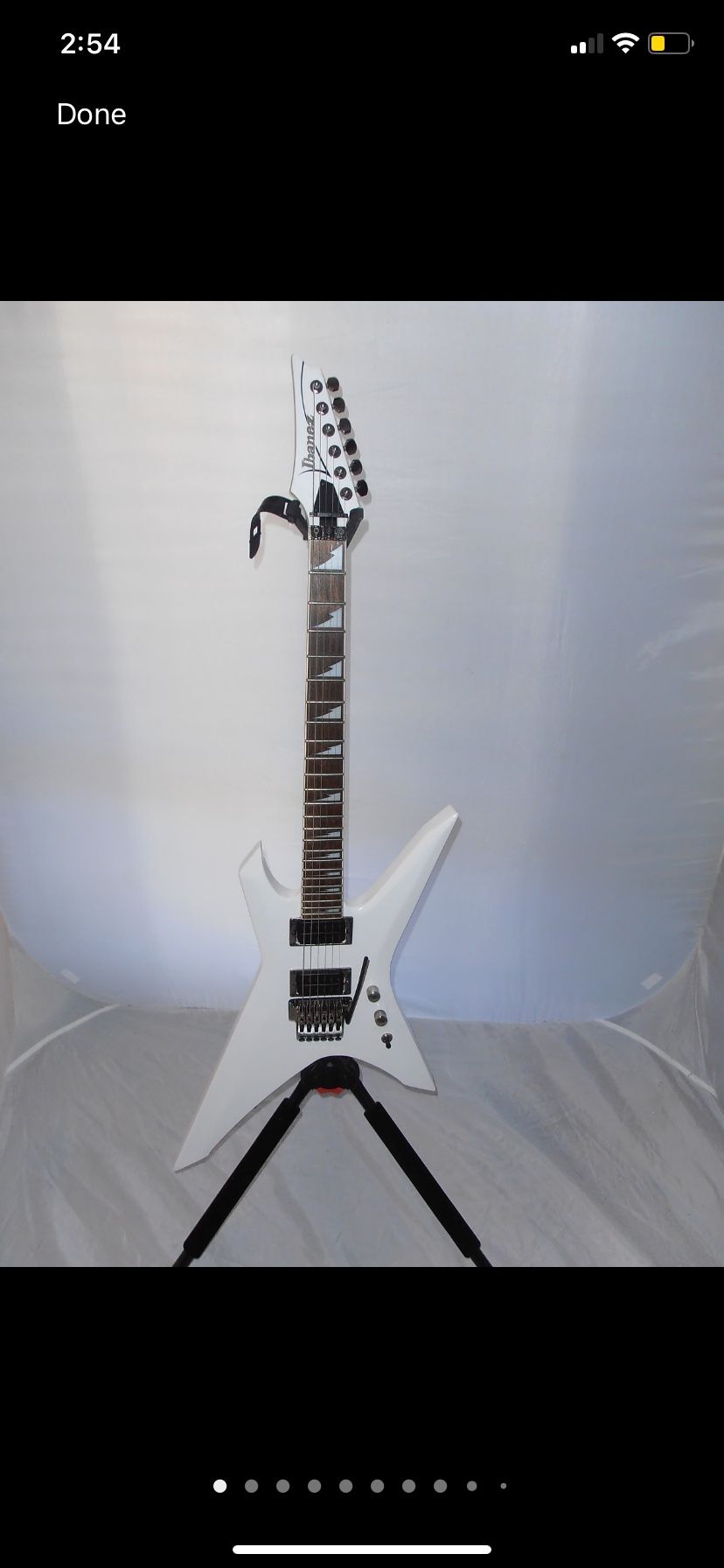 ibanez xiphos white guitar
