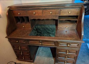 Antique Roll Top Desk
