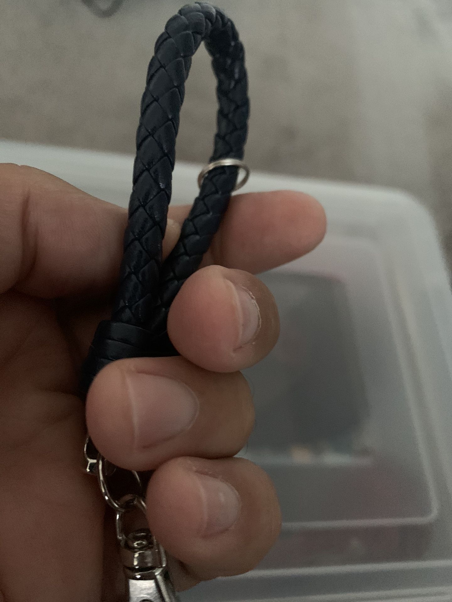 Leather keychain new