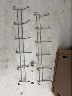 2 metal coat /towel /bag /belt hangers