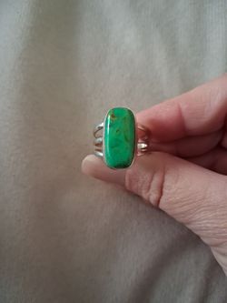 Navajo and tigers eye sterling silver. 925 ring