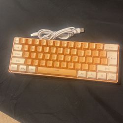 Orange 60% Gaming Keyboard