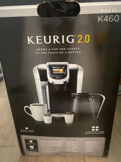 Keurig Keurig 2.0 K460 Pod Coffee Maker 70 oz w/ Carafe Water Filter, K-Cup/K-Carafe