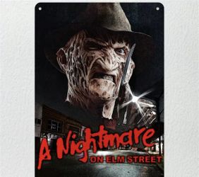 Freddy Krueger Metal Sign 