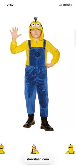 Kids Minion Halloween Costume - Size Large