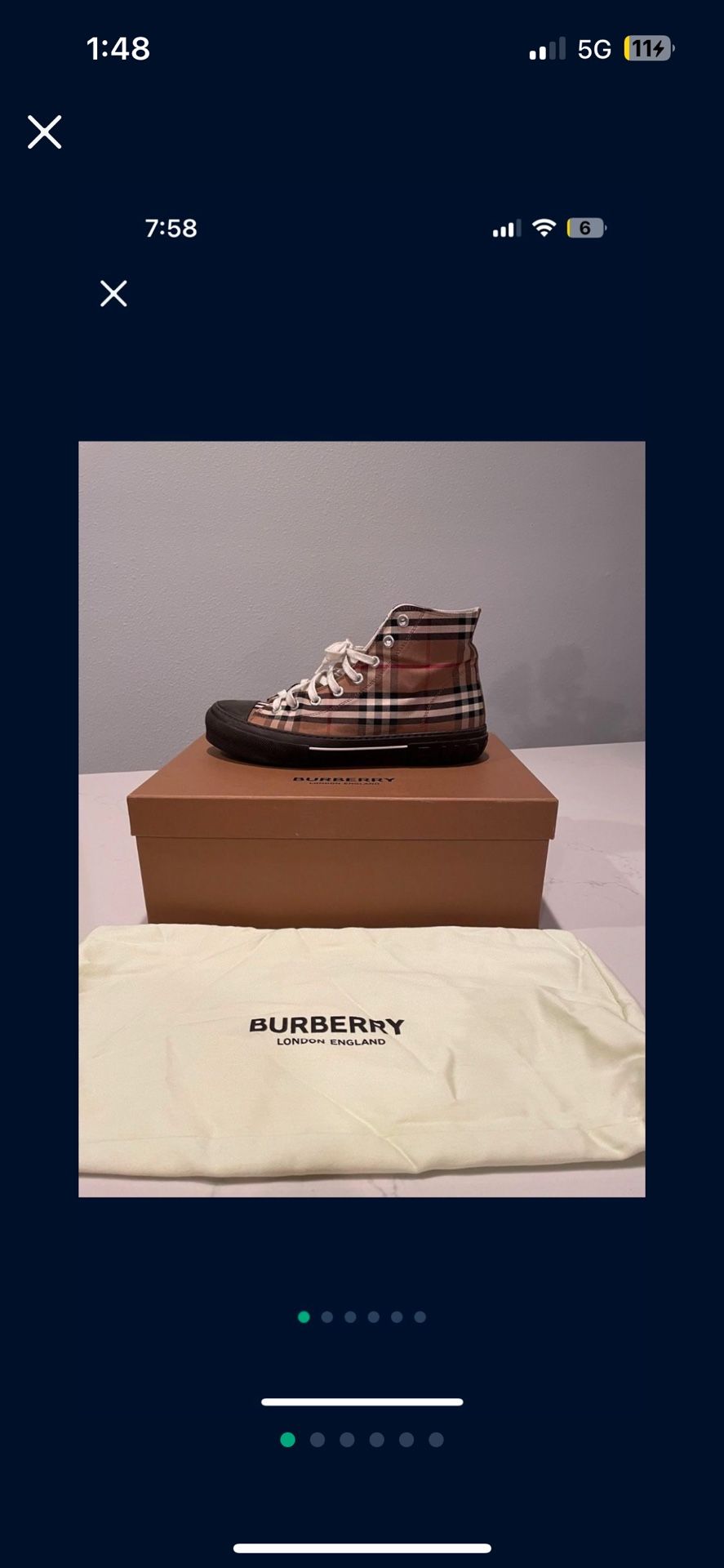 Burberry men shoes