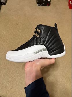 Size 9.5 - Air Jordan 12 Retro Playoffs (2022) Black White Red