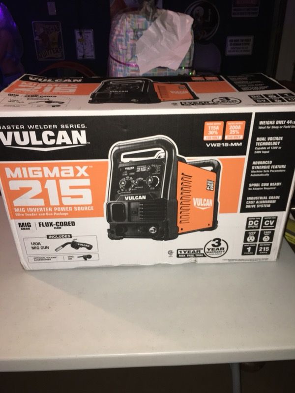 New Vulcan migmax 215 welding machine for Sale in Houston, TX OfferUp