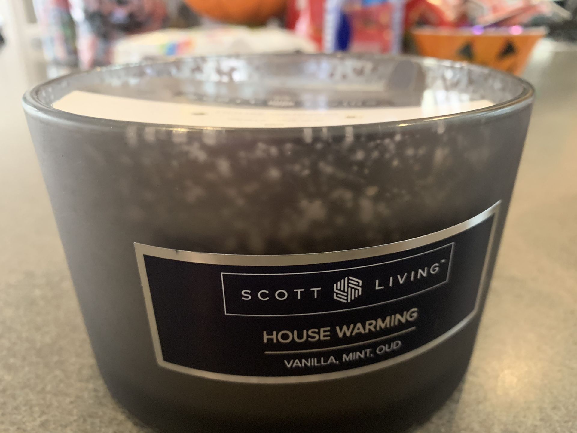 New Scott Living Three Wick Candle