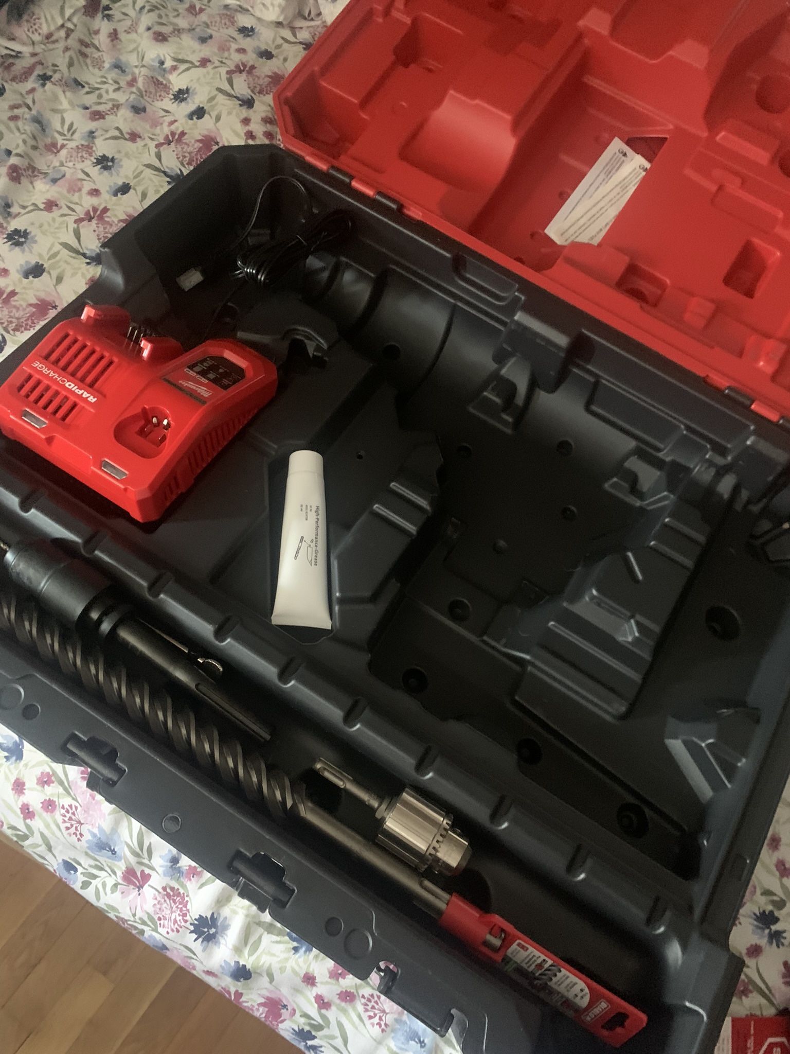 Milwaukee 1 3/4 Rotary Hammer Drill With Charger And 12.0 Battery