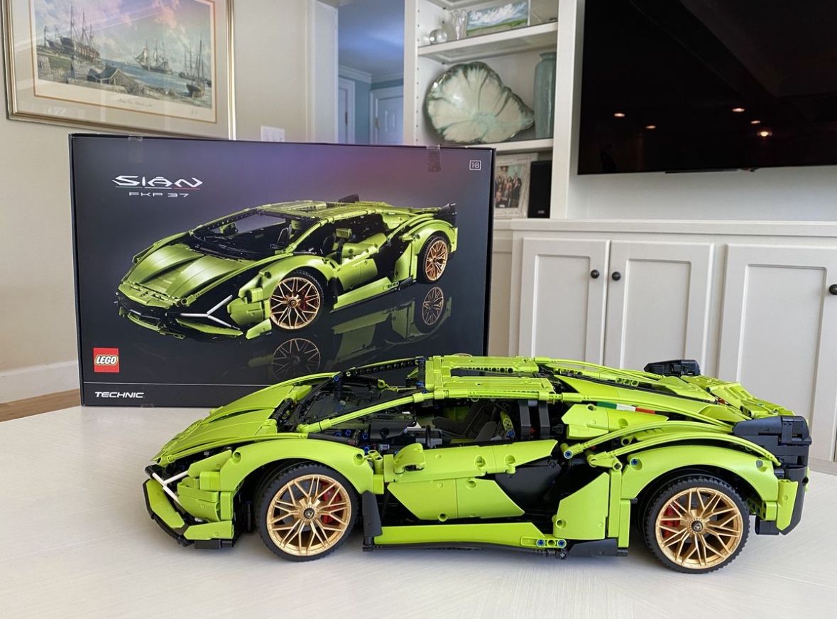Green Lego Lamborghini