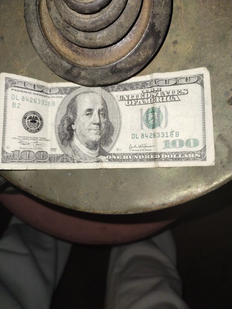 Misprint Hundred Dollar Bill