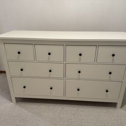IKEA Hemnes 8-Drawer Dresser - White, Assembled