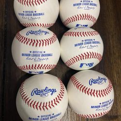 Professional Minor League Baseballs 