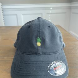 NWT Ladies FlexFit Pineapple Baseball Hat Navy S/M