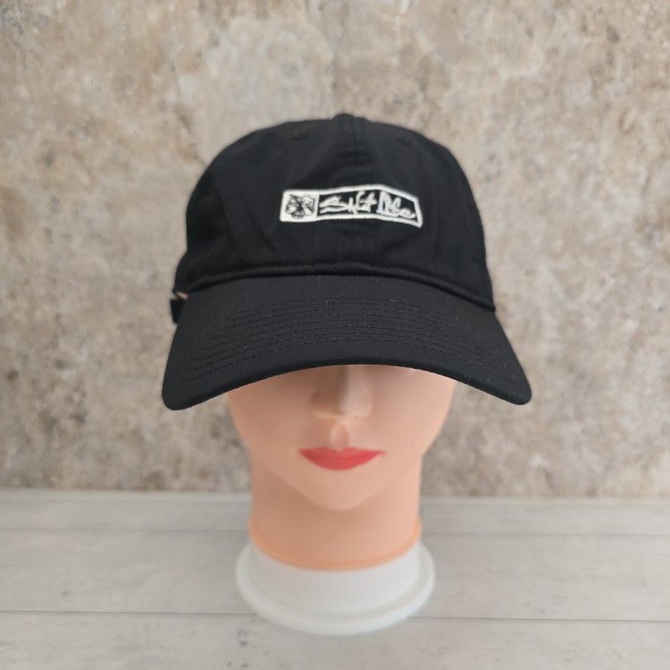 Salt Life Black Adjustable Strapback Hat