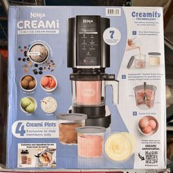 Ninja CREAMi 7-in-1 Ice Cream Maker Brand New In Box 