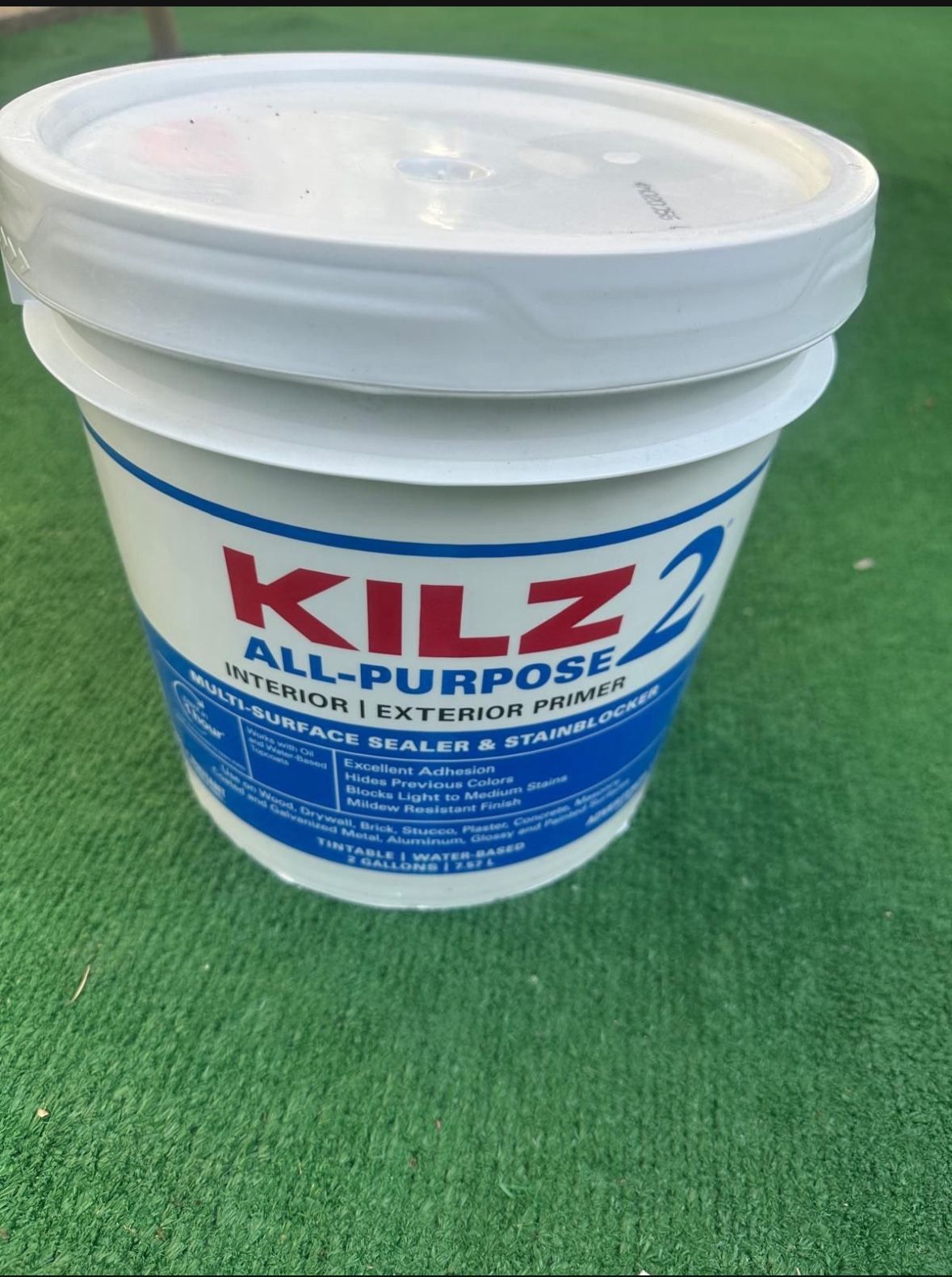 KILZ 2 ALL PURPOSE 2 gal. White Interior/Exterior Multi-Surface Primer ...