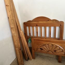 Used Single Bed And A Nightstand Free To Pick Up