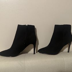 Women Dress Black Booties Size 7 1/2