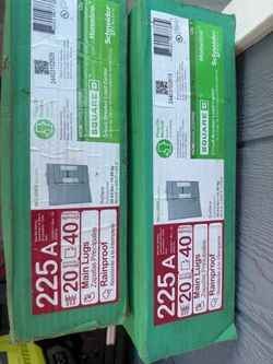 225 amp,20 / 40 main lug panel