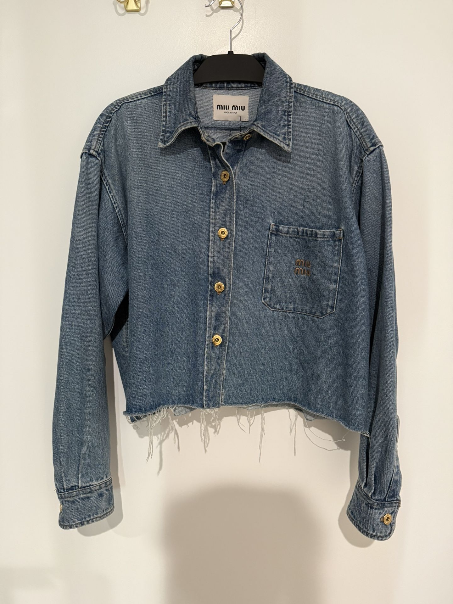 Miu Miu Denim Shirt Jacket