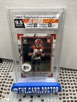 Joe Burrow Optic Elite Series Rookies HGA 9.5 Gem Mint (like Psa)