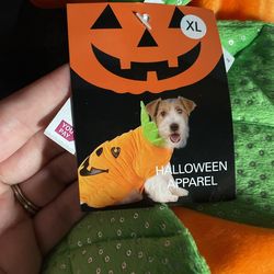 Dog Pumpkin Costume New