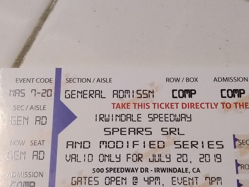 Irwindale Tickets Speedway