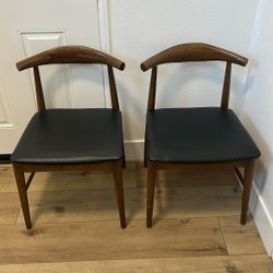 2 Mid Century Style Chairs