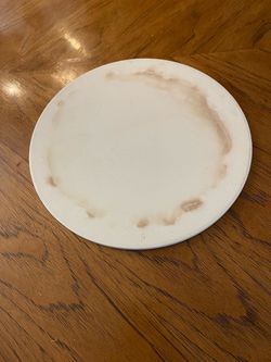 Round 13” Pizza Stone - Good Condition - 3.1 Pounds - I Assume it’s Ceramic