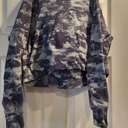 Crop Tye Dye Hoodie 14-16 Kids
