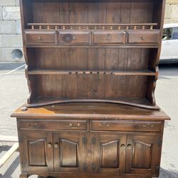 Vintage Old Tavern Hutch