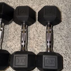 Pair of 10 lb dumbells