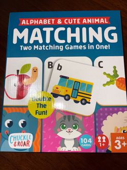 Chuckle & Roar - Alphabet/animal matching game for toddlers. Brand new/unopened.