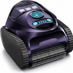 Robotic Pool Cleaner Cordless for Inground Pools Wall & Waterline Vacuum