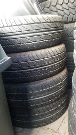 4 used 195/65R15 Ohtsu tires