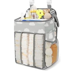 Hanging diaper organizer