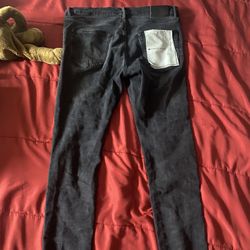 Purple Jeans- Plain Black 