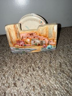Handmade ceramic southwestern coasters