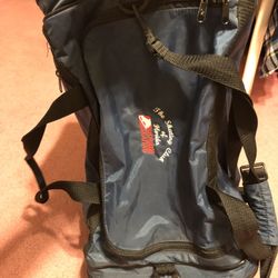 Blue Ice Skating Duffle Bag 