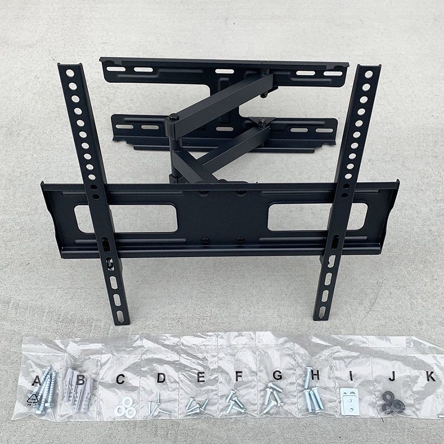 (New) $25 Swivel 32-55 Inches TV Wall Mount Bracket, VESA 400x400mm, Max Weight 99 Lbs