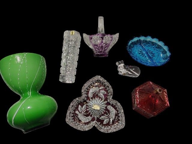 Beautiful Vintage/Antique Crystal And Glass Bundle