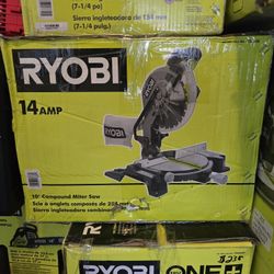 Ryobi 10 in. Corded Compound Miter Saw With Led 