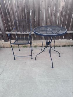 Patio Table and Chair