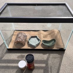 10 Gallon Mini Reptile Glass Tank