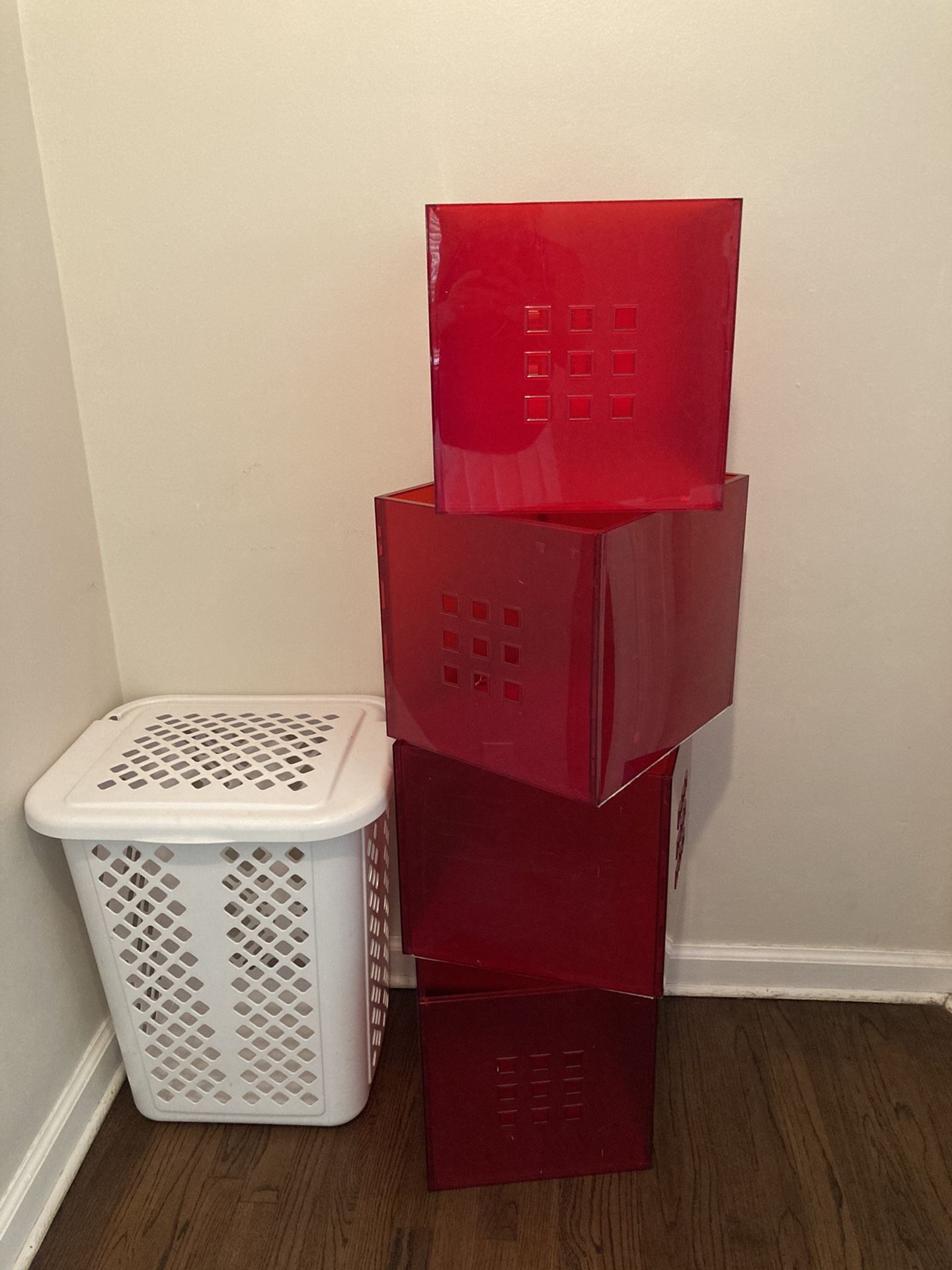 7 IKEA storage bins fits Expedit or Kallax shelves for Sale in