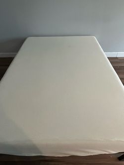 Full size bed frame with mattress