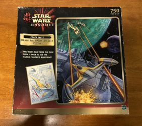 STAR WARS PUZZLE  750 Peice Bravo Squadron Assault 1999 - NEW - HASBRO BRAND
