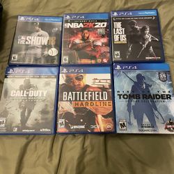 PS4 Games Lot